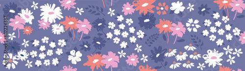 Floral background for textile, swimsuit, pattern covers, surface, wallpaper, gift wrap.
