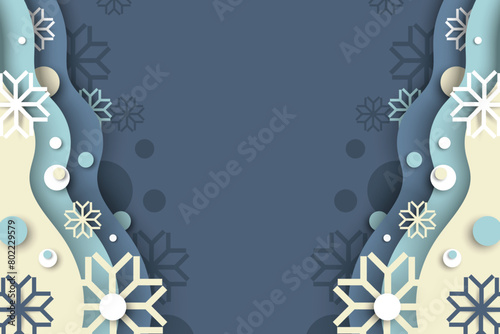 Christmas snowflakes flame paper texture background