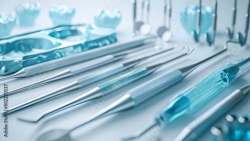 Dental office equipment including orthopedic instruments are essential for dental procedures. Concept Dental Equipment, Orthopedic Instruments, Dental Procedures, Dental Office Essentials photo