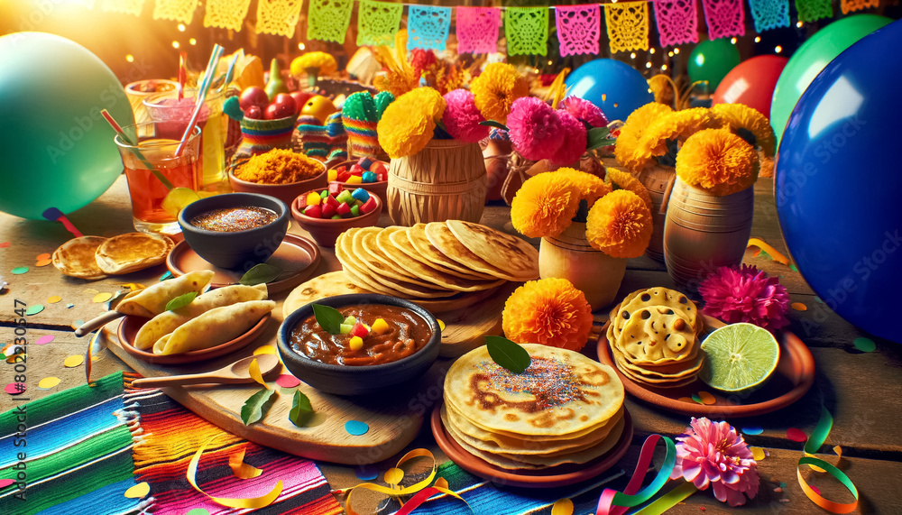 Bright and Colorful Cinco de Mayo Festive Display
