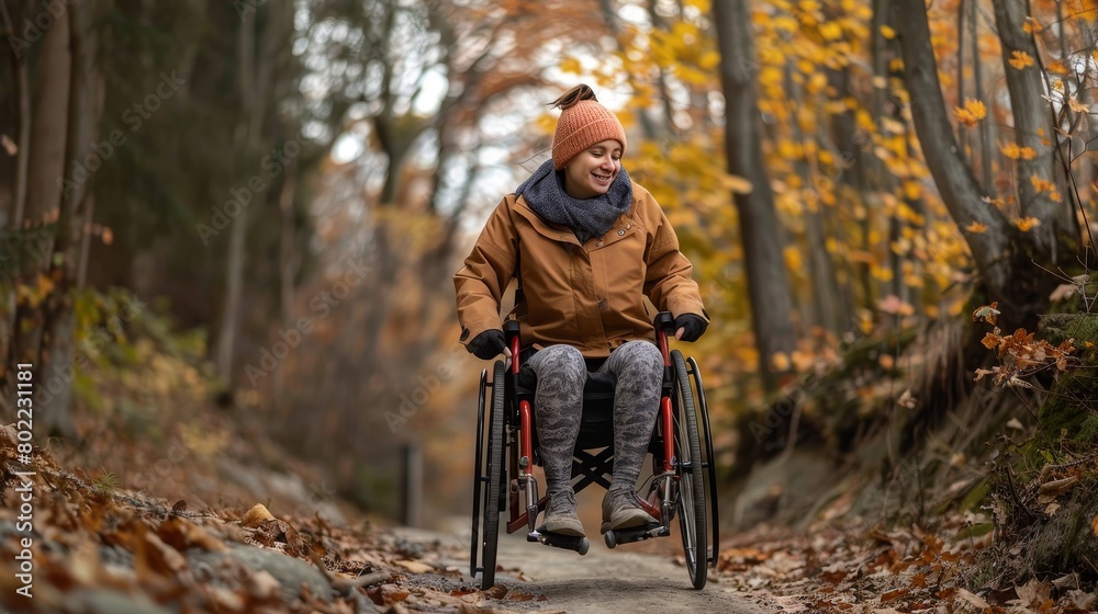 Resilient resolve  capturing the courage of a wheelchair user overcoming adversity