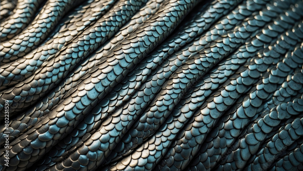 background of a snake skin closeup made with colorful scales background of a snake skin closeup made with colorful scales