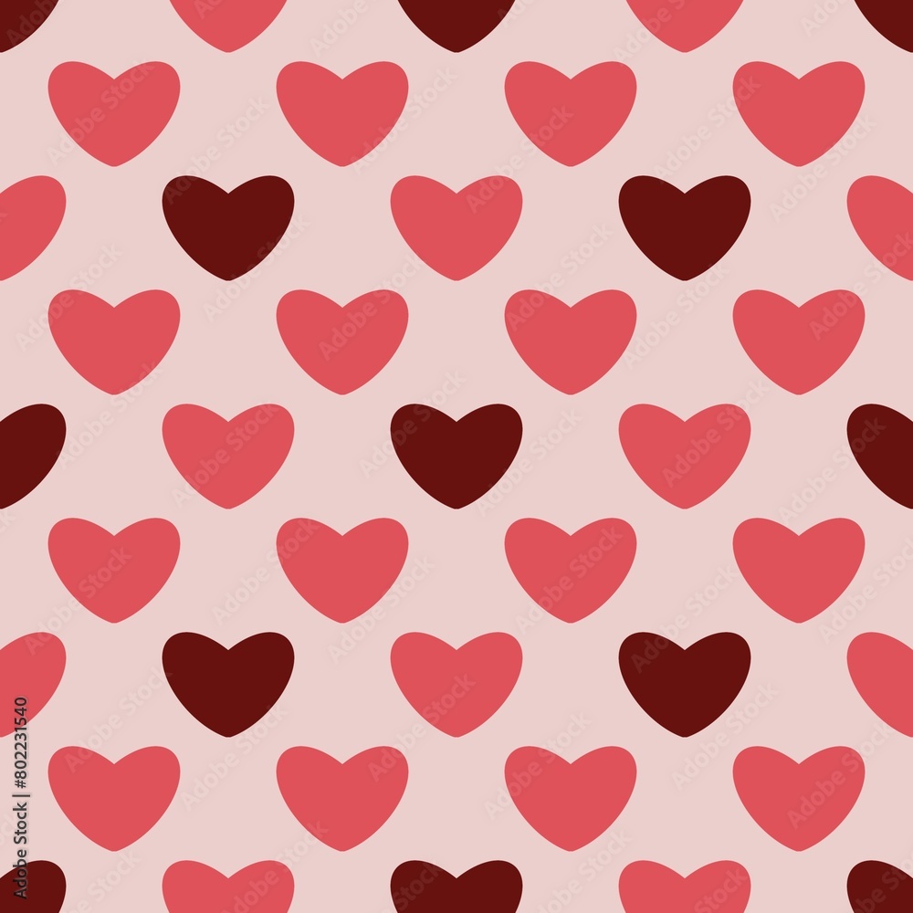 Heart seamless pattern Heart seamless pattern