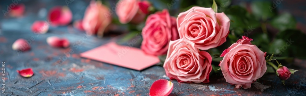 Beautiful Mother's Day Card with Vibrant Roses Beautiful Mother's Day Card with Vibrant Roses