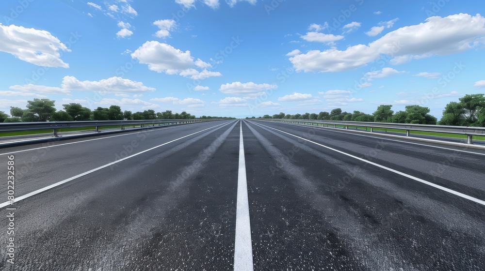 Obraz premium Open urban roads