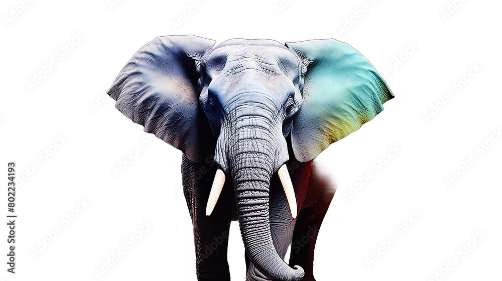 Elephant isolated on transparent background PNG