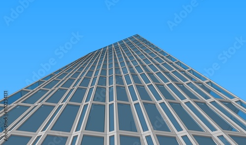 modern architecture 3d rendering 3d illustration