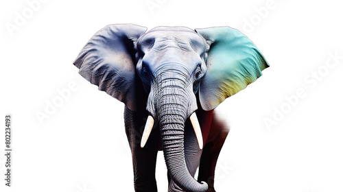 Elephant isolated on transparent background PNG