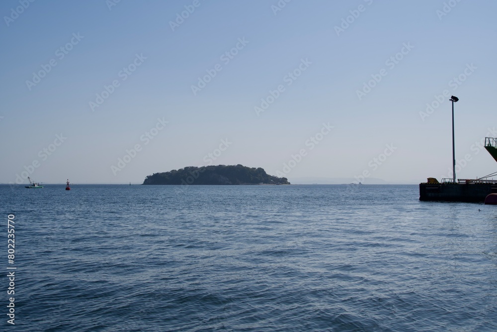 A view of Sarushima Island in Yokosuka