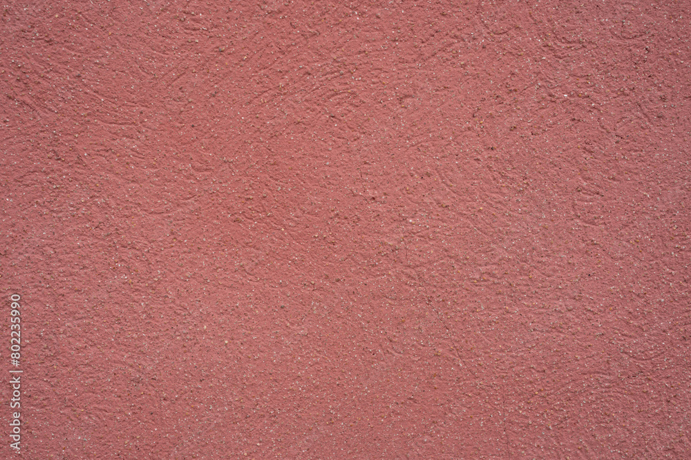 Red concrete plastered wall Red concrete plastered wall