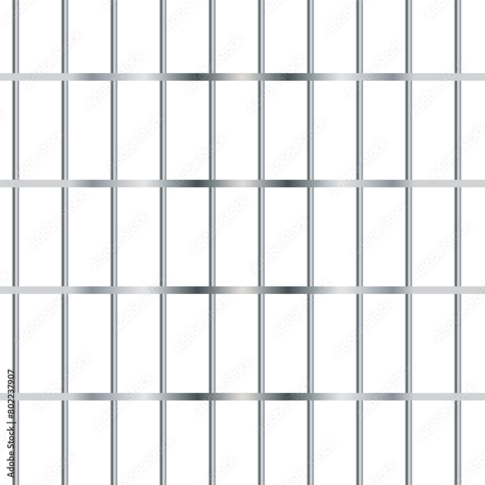 Prison bars isolated on transparent. Vector illustration. Way out to freedom concept Prison bars isolated on transparent. Vector illustration. Way out to freedom concept