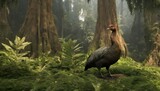 a dodo bird in a jungle of giant cypresses upscaled 4