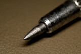 close up of a pencil lead