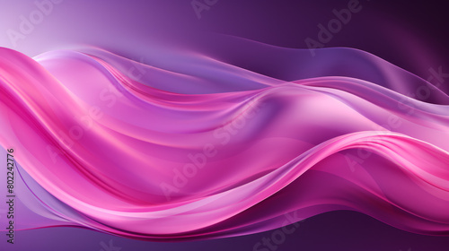 Wallpaper Mural A purple wave with a pink background Torontodigital.ca