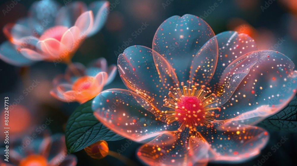 Floral Abstractions Generated by AI Technology Floral Abstractions Generated by AI Technology