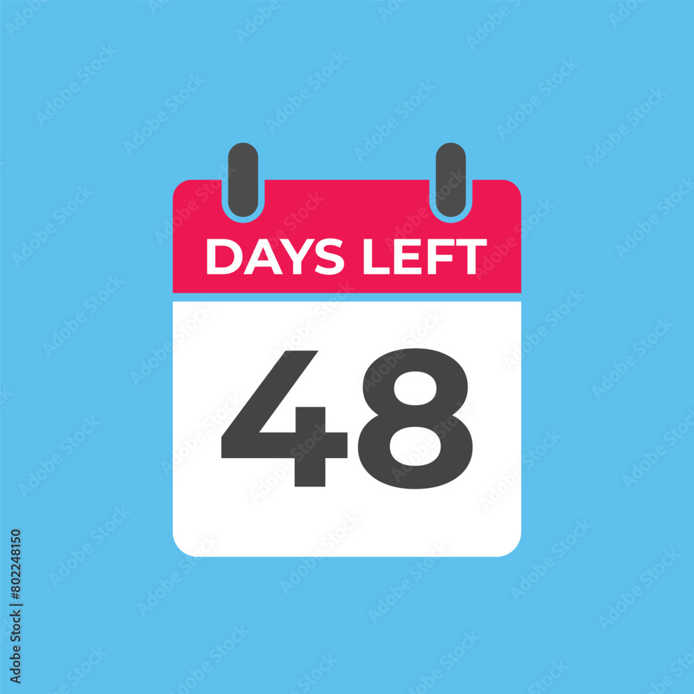 48 days to go countdown template. 48 day Countdown left days banner design. 48 Days left countdown timer
48 days to go countdown template. 48 day Countdown left days banner design. 48 Days left countdown timer