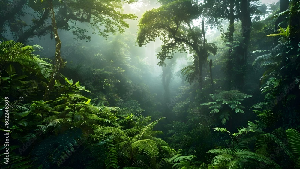 Serene Forest: Lush Greenery, Layered Canopy, and Soft Daylight Beauty. Concept Forest Photography, Greenery, Canopy Layers, Soft Light, Natural Beauty Serene Forest: Lush Greenery, Layered Canopy, and Soft Daylight Beauty. Concept Forest Photography, Greenery, Canopy Layers, Soft Light, Natural Beauty