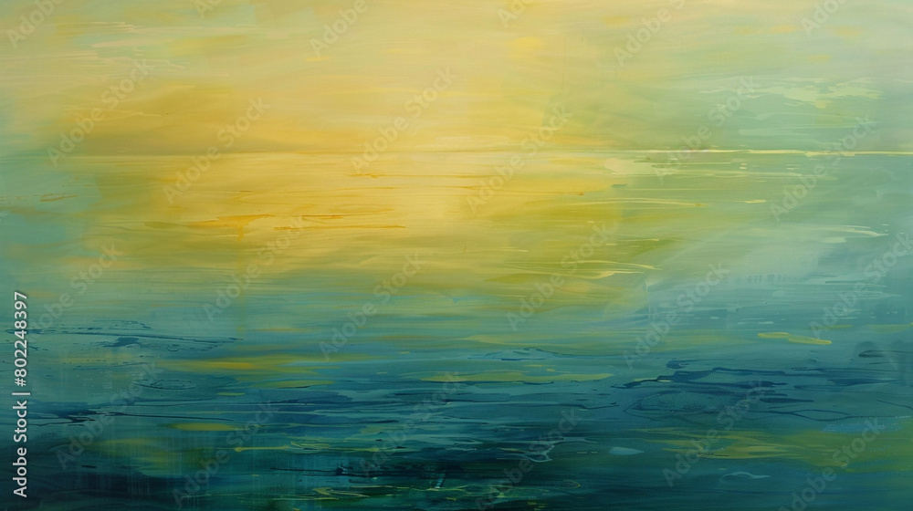 Calm waters of color ebb and flow, painting a serene panorama of abstract tranquility.