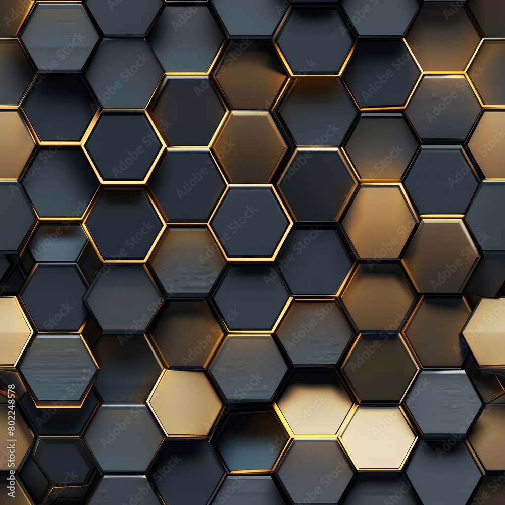 Abstract hexagons geometric pattern background Abstract hexagons geometric pattern background