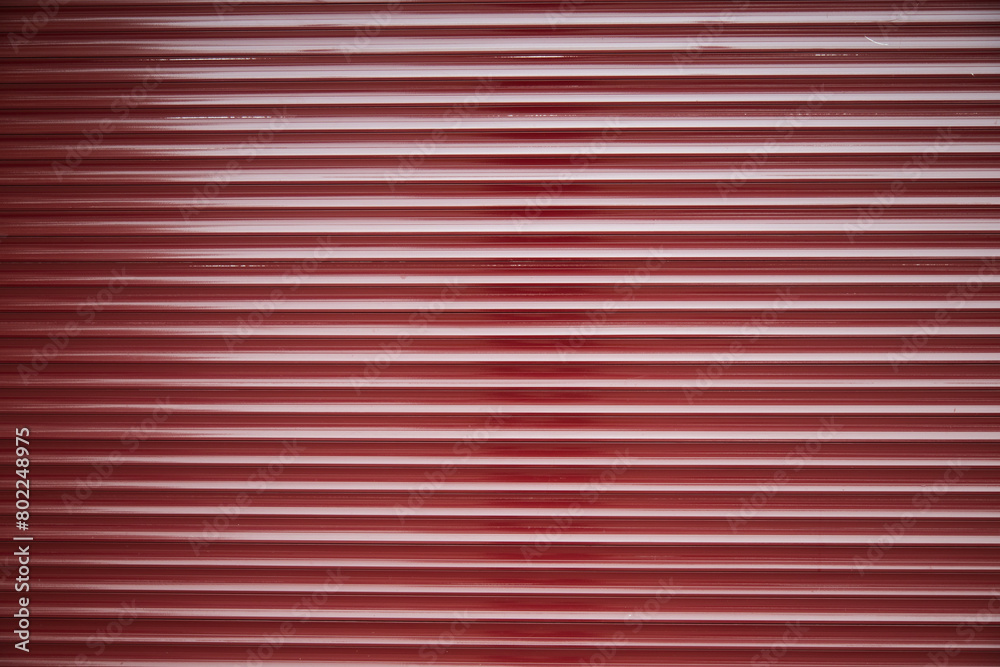 Metalic commercial roll up door texture