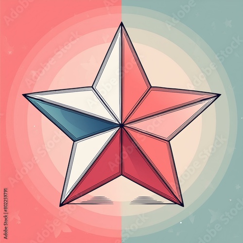 abstract star background ai generative  photo