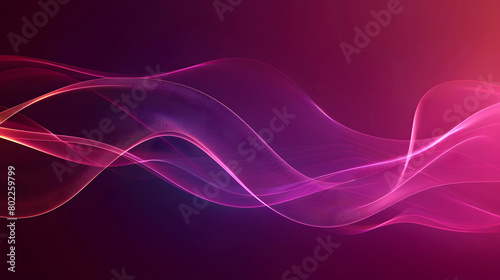 Banner with curved lines. Background with wavy line. Generative AI.