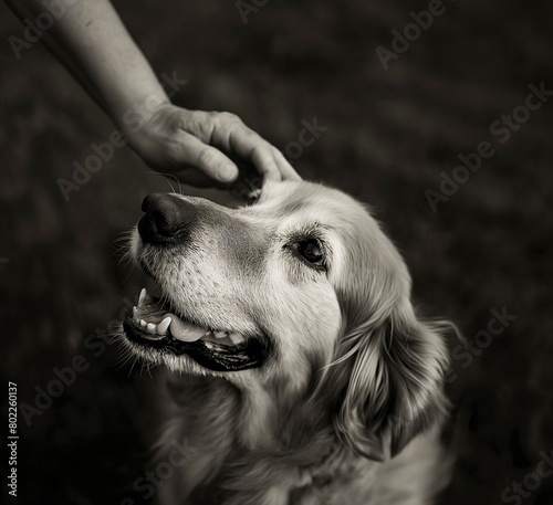 Pet and owner together