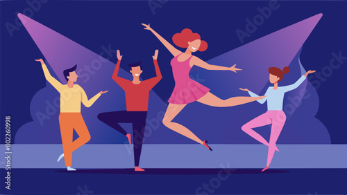 As the music builds the dancers begin to manipulate their surroundings pulling the audience members attention to specific areas of the stage through.
