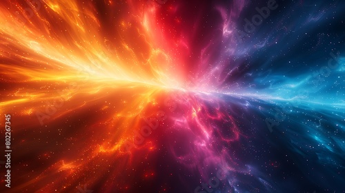 Dive into a world of radiant energy with a graphic that captures the essence of a starburst.