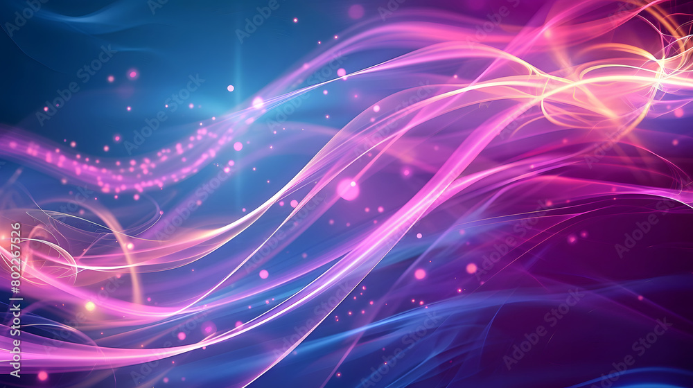 Energy Light Lines Flow Background. Generative AI. Energy Light Lines Flow Background. Generative AI.