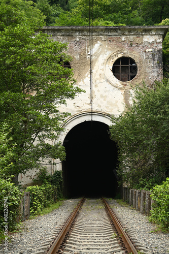 Old abandoned railway tunnel, station Psyrtskha, New Athos, Abkhazia © Popova Olga