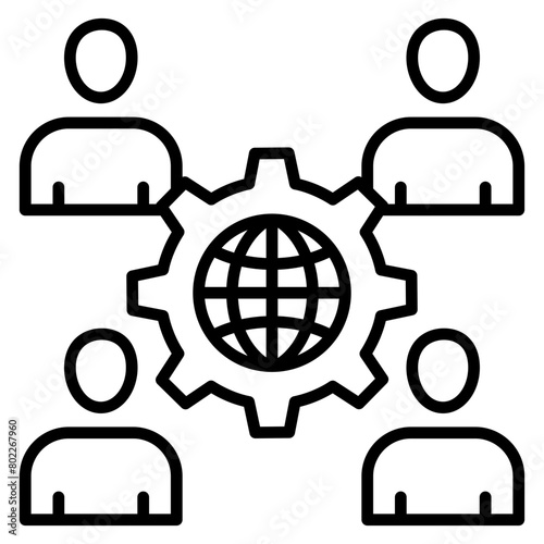 Corporate Governance  Icon Element For Design