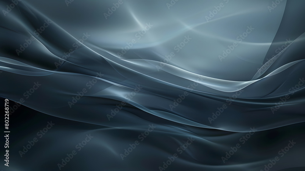 Fototapeta premium gray blue black abstract gradient Background. Generative AI.
