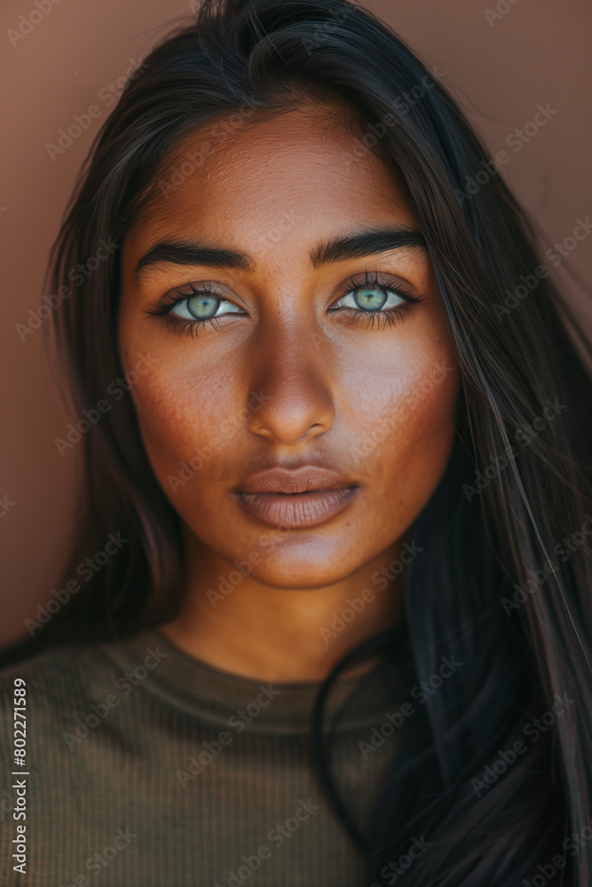 Charming portrait of an Indian beauty Charming portrait of an Indian beauty