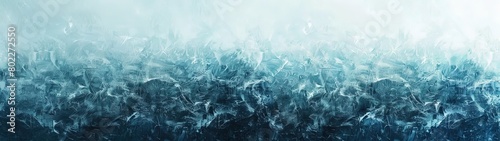 Abstract backdrop featuring a blend of icy white and rich turquoise tones