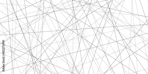 Black and white abstract random chaotic liens background. Geometric lines with banner design Transparent PNG available Abstract grey and silver random.	
