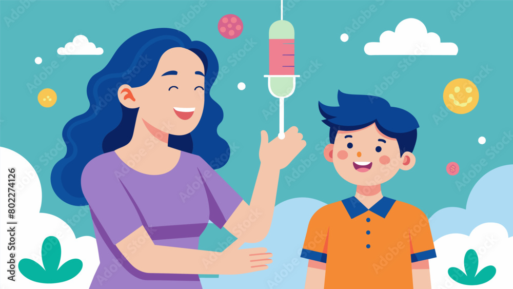 A mother and son marveled at the advances in neuropharmacology as she received her weekly ketamine injection a treatment that had greatly improved her. A mother and son marveled at the advances in neuropharmacology as she received her weekly ketamine injection a treatment that had greatly improved her.