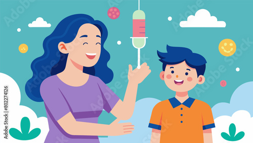 A mother and son marveled at the advances in neuropharmacology as she received her weekly ketamine injection a treatment that had greatly improved her.