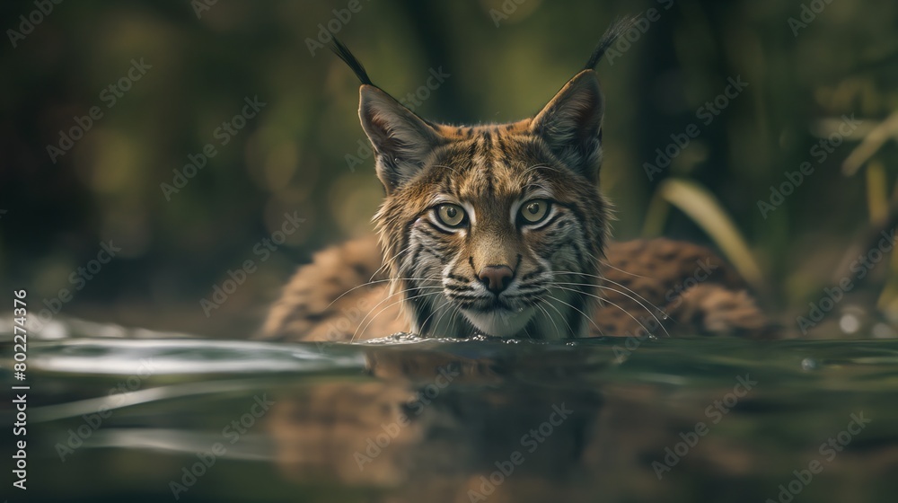 Fototapeta premium Lynx is going to hunt