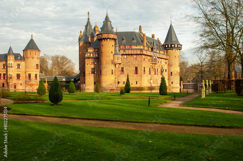 Medieval Castle de Haar in Haarzuilens, Holland