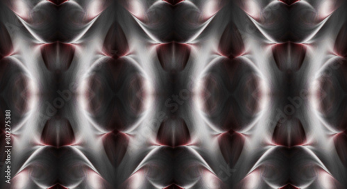 Silver red metallic geometric graphic design