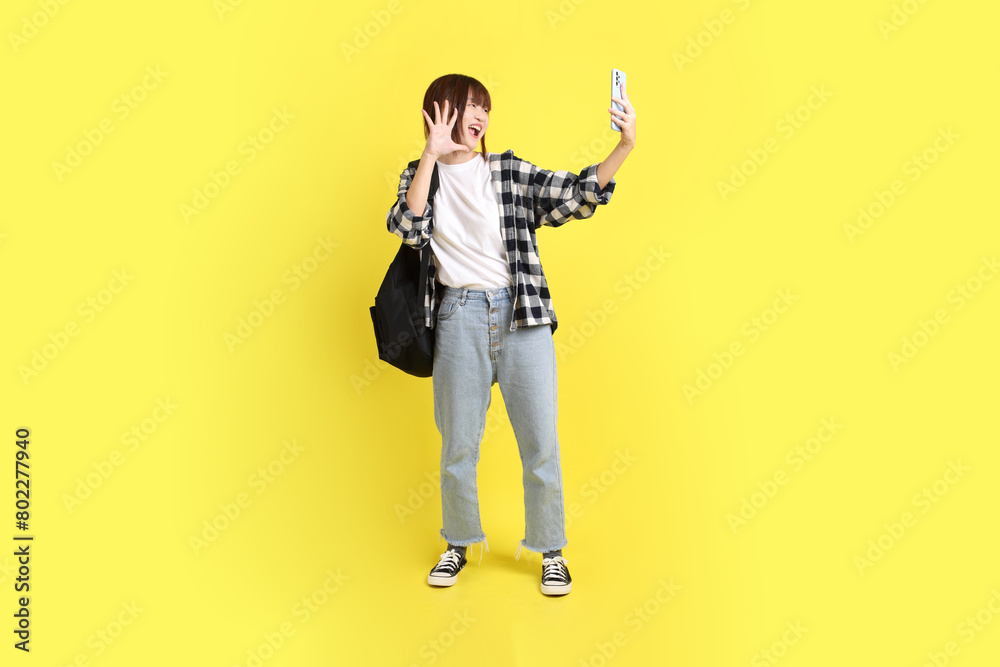 Fototapeta premium 20s Asian college student