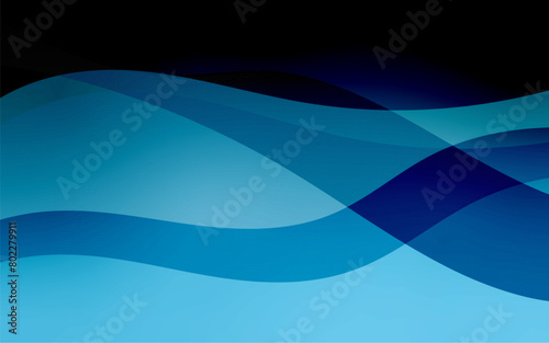 3D modern wave curve, abstract background. Luxurious background cut from paper