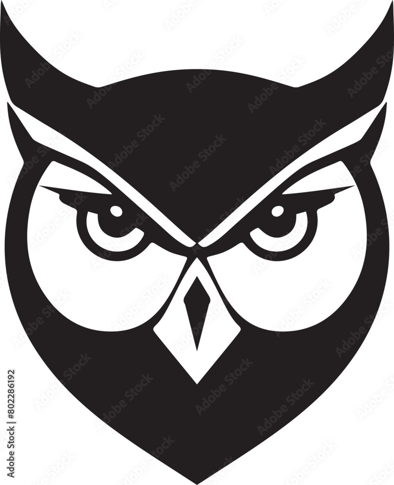 Minimalist Owl Logo Vector Design for Simple and Elegant Branding Minimalist Owl Logo Vector Design for Simple and Elegant Branding