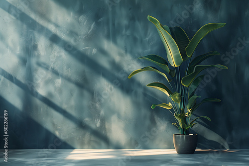 grunge background with plants