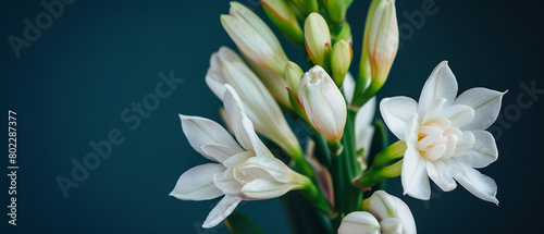 close up about Tuberose flower
