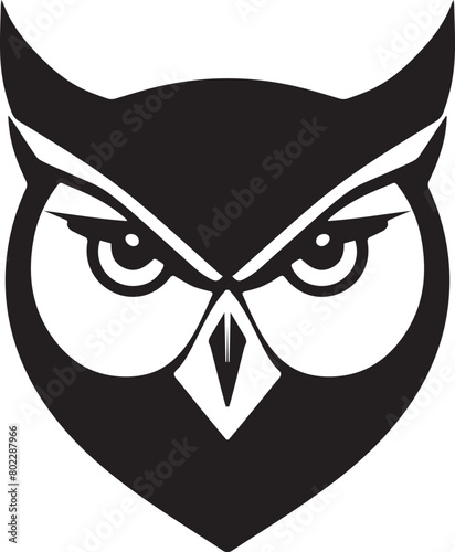 Minimalist Owl Logo Vector Design for Simple and Elegant Branding