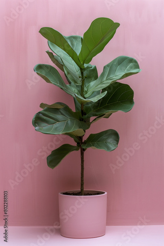 Fiddle-leaf Fig, close up