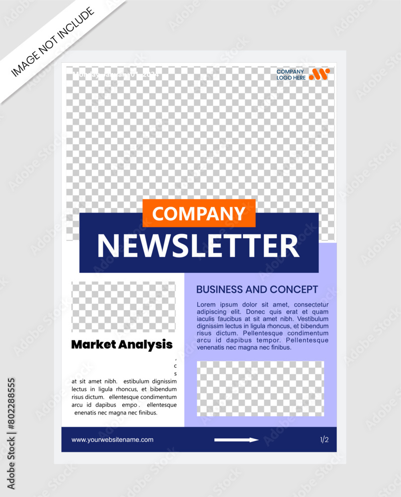 Bussines Company Newsletter Template Design 005.eps Bussines Company Newsletter Template Design 005.eps