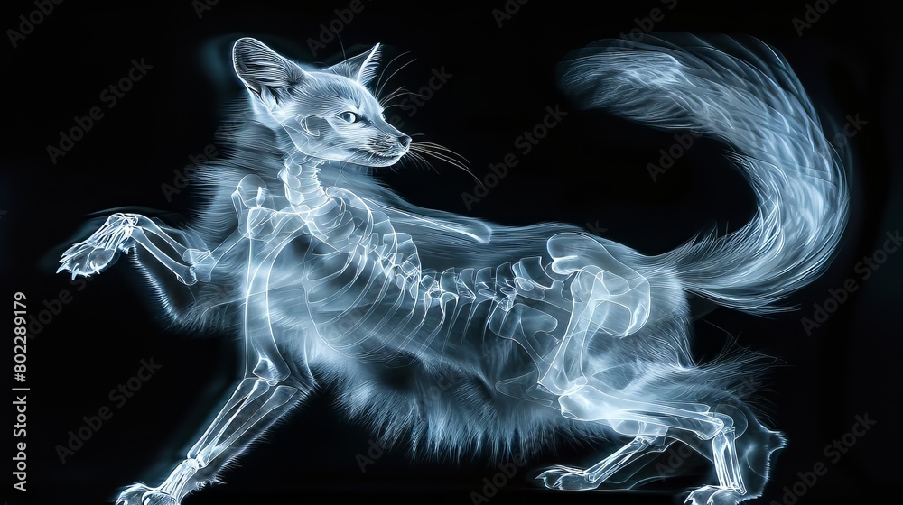 Fox in Xray Fox in Xray